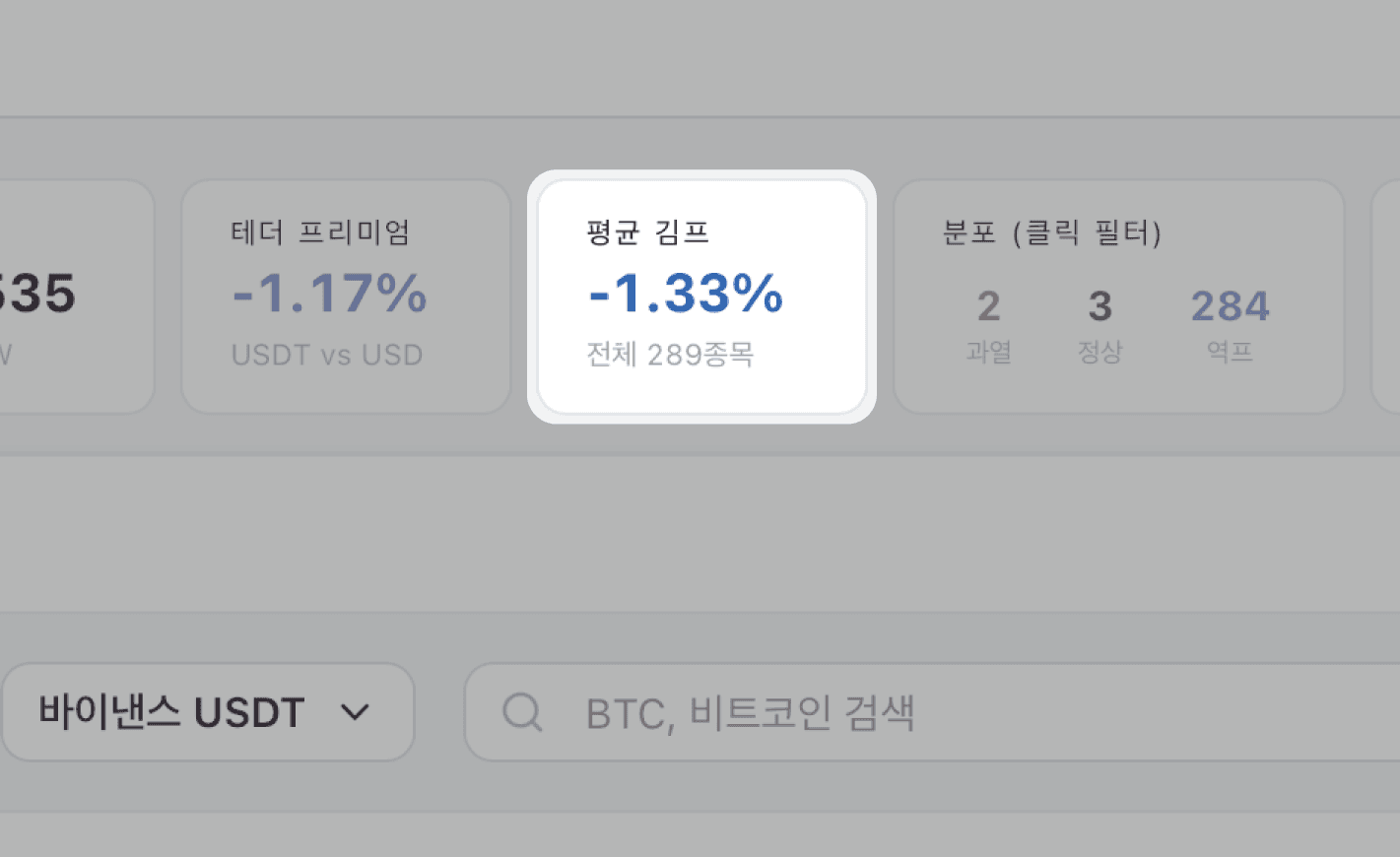 김치프리미엄 평균 김프
